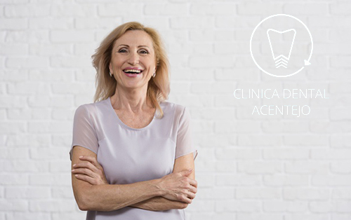 clinica dental acentejo tenerife implantes dentales all on 6 anciana feliz sonriendo